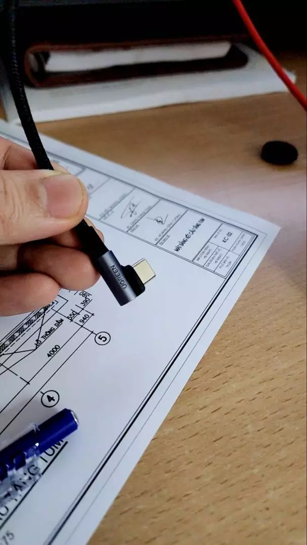 Cáp PD chuyển đổi cổng USB Type C sang USB C UGREEN chất lượng cao