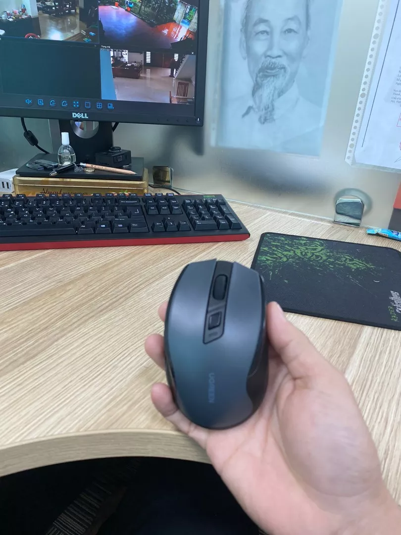 Chuột không dây UGREEN, 6 nút im lặng, Cài đặt DPI 5 cấp độ 4000DPI, 2.4G có đầu thu Mini USB, Laptop PC / Mac / Linux