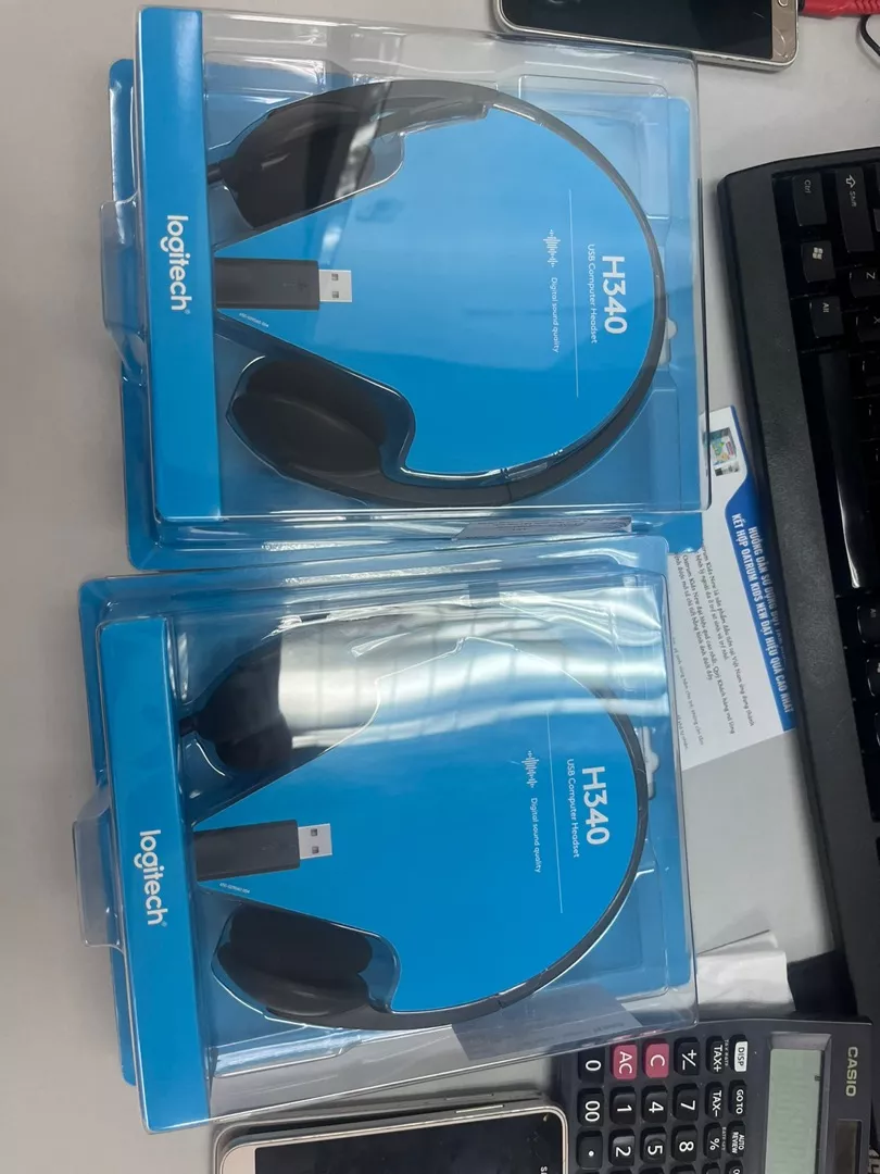 Tai nghe có dây Logitech H340 - Mic giảm ồn, kết nối USB-A