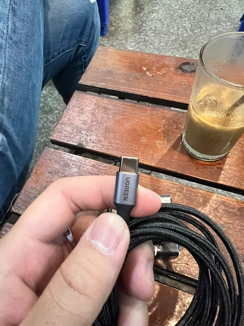 UGREEN Type-C 60W Cáp Sạc USB C Sang USB C Cho iPhone 15 Samsung Xiaomi Air Macbook iPad Pro 12.9 11