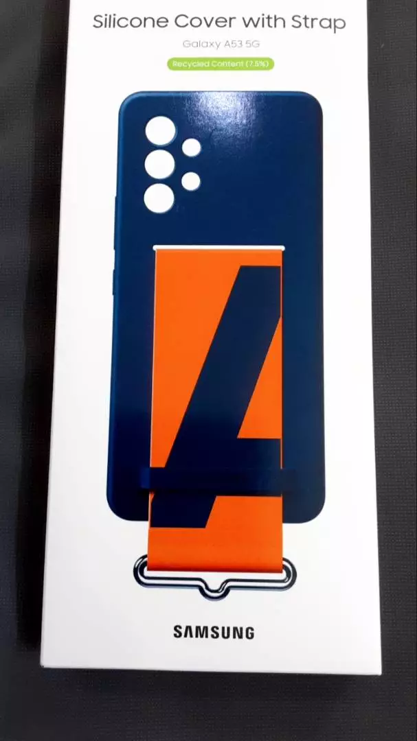 A53 5G Silicone Cover with Strap