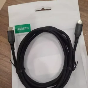 UGREEN Type-C 60W Cáp Sạc USB C Sang USB C Cho iPhone 15 Samsung Xiaomi Air Macbook iPad Pro 12.9 11