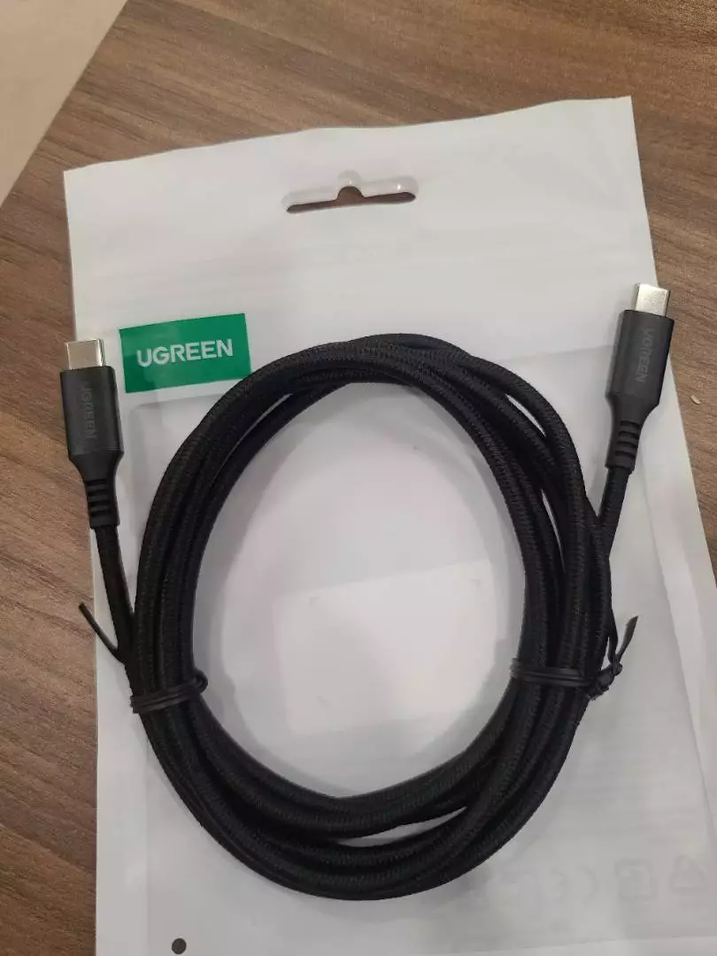 UGREEN Type-C 60W Cáp Sạc USB C Sang USB C Cho iPhone 15 Samsung Xiaomi Air Macbook iPad Pro 12.9 11