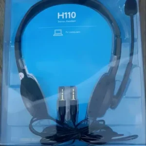 Tai nghe chụp tai Logitech H110 - 2 jack 3.5mm, Mic khử giảm tiếng ồn, âm thanh nổi
