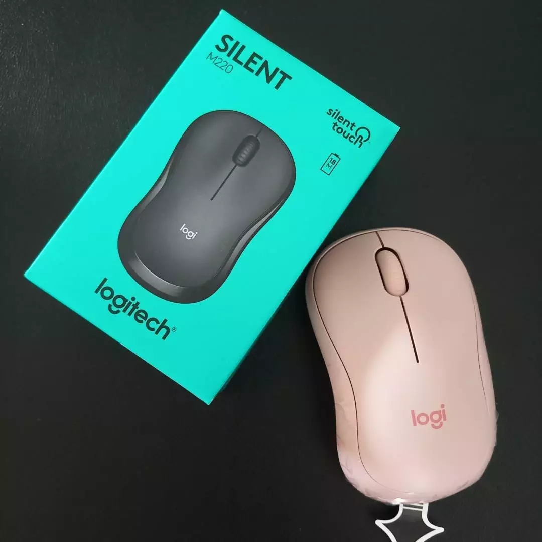 Chuột không dây Logitech M220 Silent - giảm ồn, USB, pin 1.5 năm, phù hợp PC/Laptop