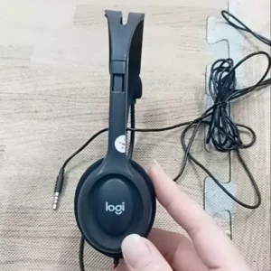 Tai nghe chụp tai Logitech H111 - 1 jack 3.5mm, Mic khử giảm tiếng ồn, âm thanh nổi