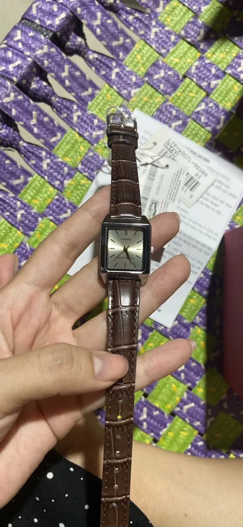 Đồng hồ nữ dây da chính hãng Casio Anh Khuê Series LTP-V007