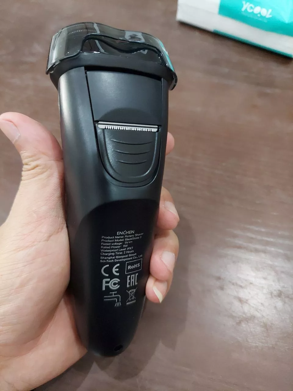Máy cạo râu Enchen Blackstone 3, máy cạo râu chống nước IPX7, pin sạc, lưỡi dao nổi 3D - BH 12 tháng
