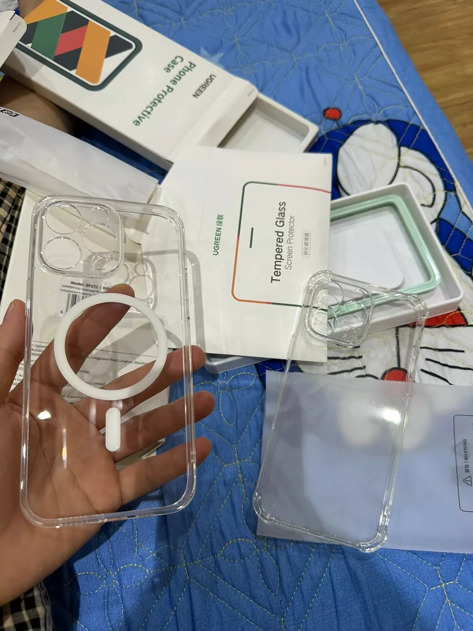 UGREEN 2 Chiếc Bảo Vệ Màn Hình Điện Thoại Cho iPhone 14 / 13 2.5D Full Cover Kính Cường Lực Cho iPhone 14 13