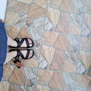 Giày Sandals Nam Nữ Unisex Êm Chân Shondo F6 Sport Đen Full F6S301