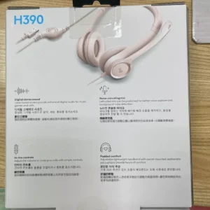 Tai nghe có dây Logitech H390 - Mic giảm ồn, quai đeo, chụp tai có đệm, kết nối USB-A