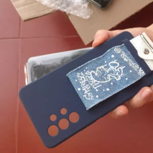A53 5G Silicone Cover with Strap