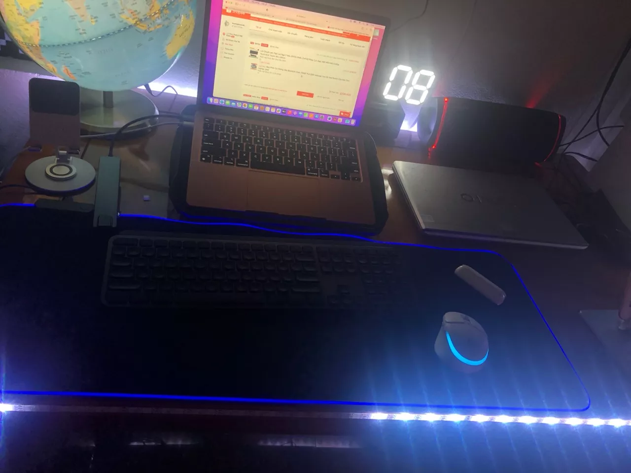Chuột gaming không dây Logitech G705 Aurora - Bluetooth & LIGHTSPEED, RGB