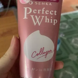Sữa rửa mặt Collagen Senka Perfect Whip Collagen In 120G ngăn ngừa lão hóa giảm nếp nhăn