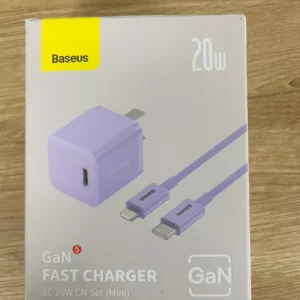 Củ sạc nhanh BASEUS PD 20W GaN5 1C thích hợp cho i14 13 12 pro max