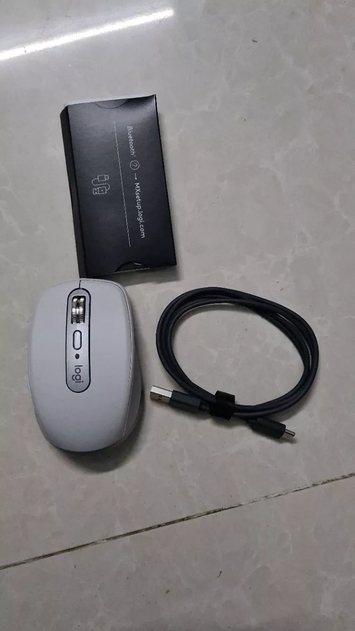 Chuột không dây Logitech MX Anywhere 3S Quiet Clicks - Cuộn nhanh, 8000DPI, Sạc USB C, Bluetooth