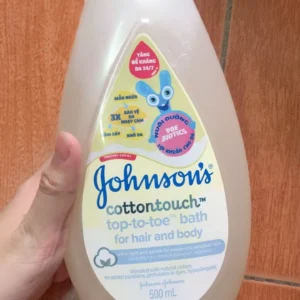 Combo 2 Chai Sữa Tắm Gội Toàn Thân Mềm Mịn Johnson's Baby Bath Cotton Touch 500mlx2