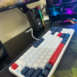 Bàn phím cơ K87 Ziyou - Hotswap - LED RGB - Red switch - Kết nối không dây 3 chế độ - Foam tiêu âm