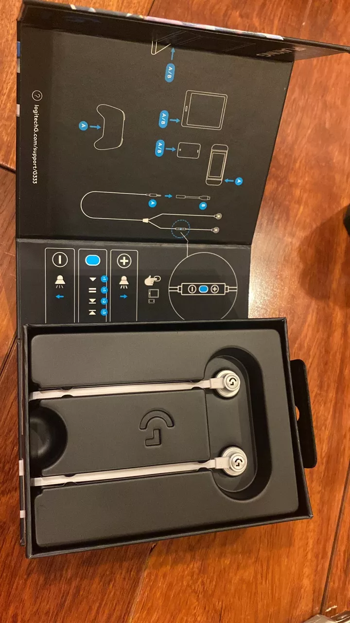 Tai nghe gaming in-ear Logitech G333 KDA - Dual Drivers, Jack 3.5mm, Mic