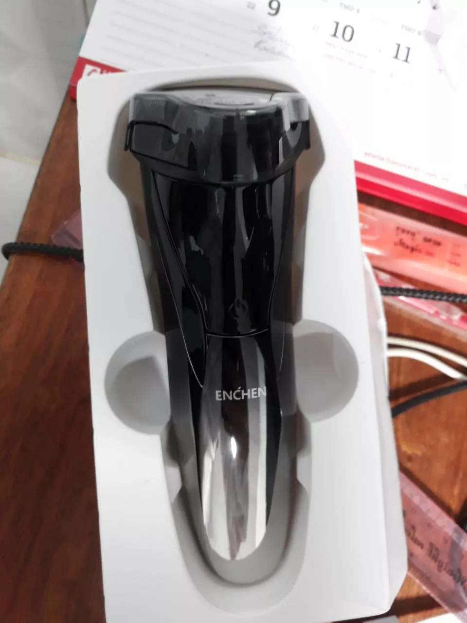 Máy cạo râu Enchen Blackstone 3, máy cạo râu chống nước IPX7, pin sạc, lưỡi dao nổi 3D - BH 12 tháng