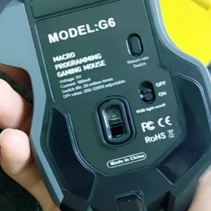 Chuột Gaming Có Dây Cao cấp G6 Transformers - DPI 12800 siêu khủng - 10 phím thao tác nhanh