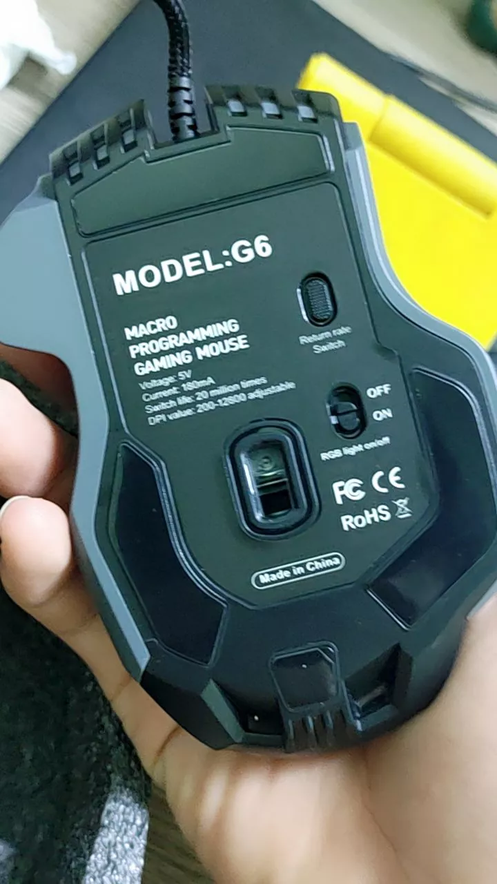 Chuột Gaming Có Dây Cao cấp G6 Transformers - DPI 12800 siêu khủng - 10 phím thao tác nhanh