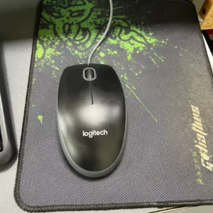 Combo chuột phím có dây Logitech MK120 - Fullsize, có phím số, bền bỉ, chống tràn
