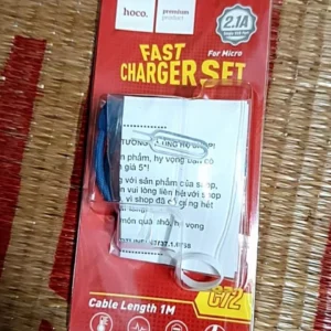 Bộ Củ Cáp Sạc Micro-USB Hoco C72/ C106 Cho Samsung, Xiaomi, Oppo,... Sạc Nhanh Tối Đa 2.1A [CHÍNH HÃNG]