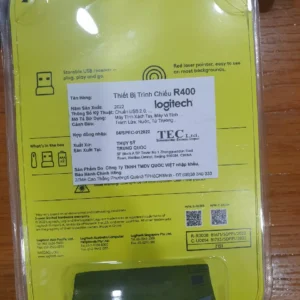 Bút trình chiếu từ xa Logitech R400 - Không dây USB 15m, nút bấm tiện lợi