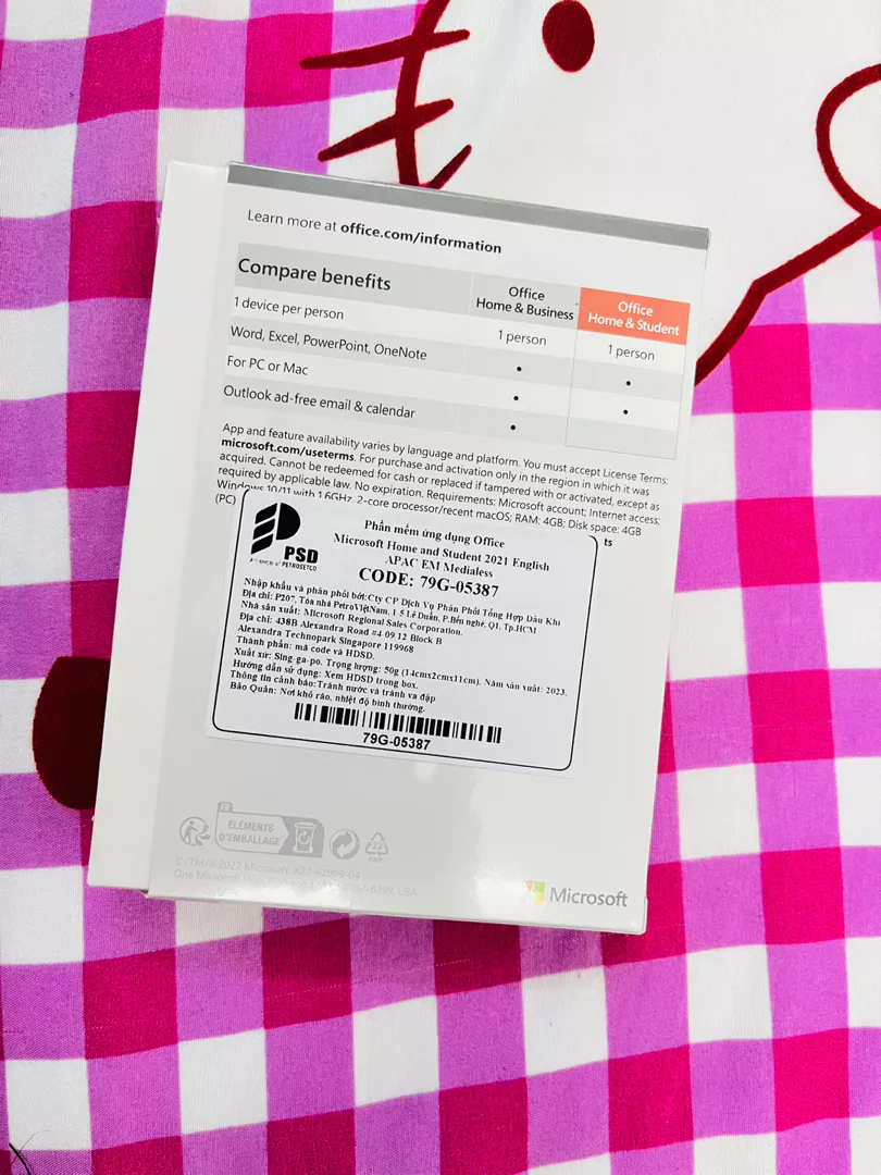 Phần mềm Microsoft Office Home 2024 / Office 365 Family / Office 365 Personal