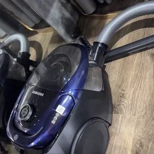 Máy hút bụi dạng hộp Samsung 360W VC18M3110VB/SV - Turbine Không Xoắn Tóc, màu Xanh Dương