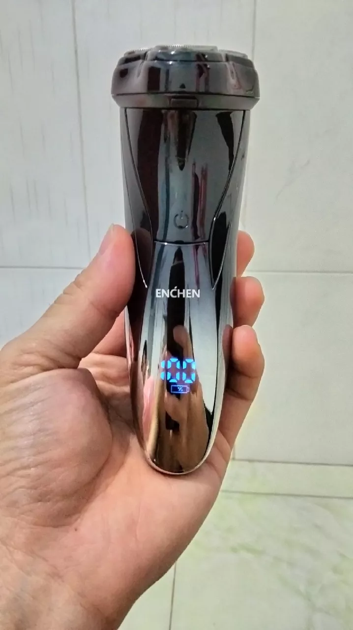 Máy cạo râu Enchen Blackstone 3, máy cạo râu chống nước IPX7, pin sạc, lưỡi dao nổi 3D - BH 12 tháng