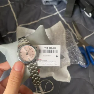 Đồng hồ nữ dây thép không ghỉ Casio LTP-V005D-4BUDF chính hãng
