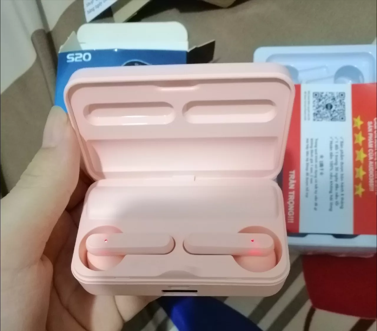 Tai nghe bluetooth không dây S20 cảm ứng, bass cực hay, siêu nhỏ gọn, pin trâu - AUDIO365