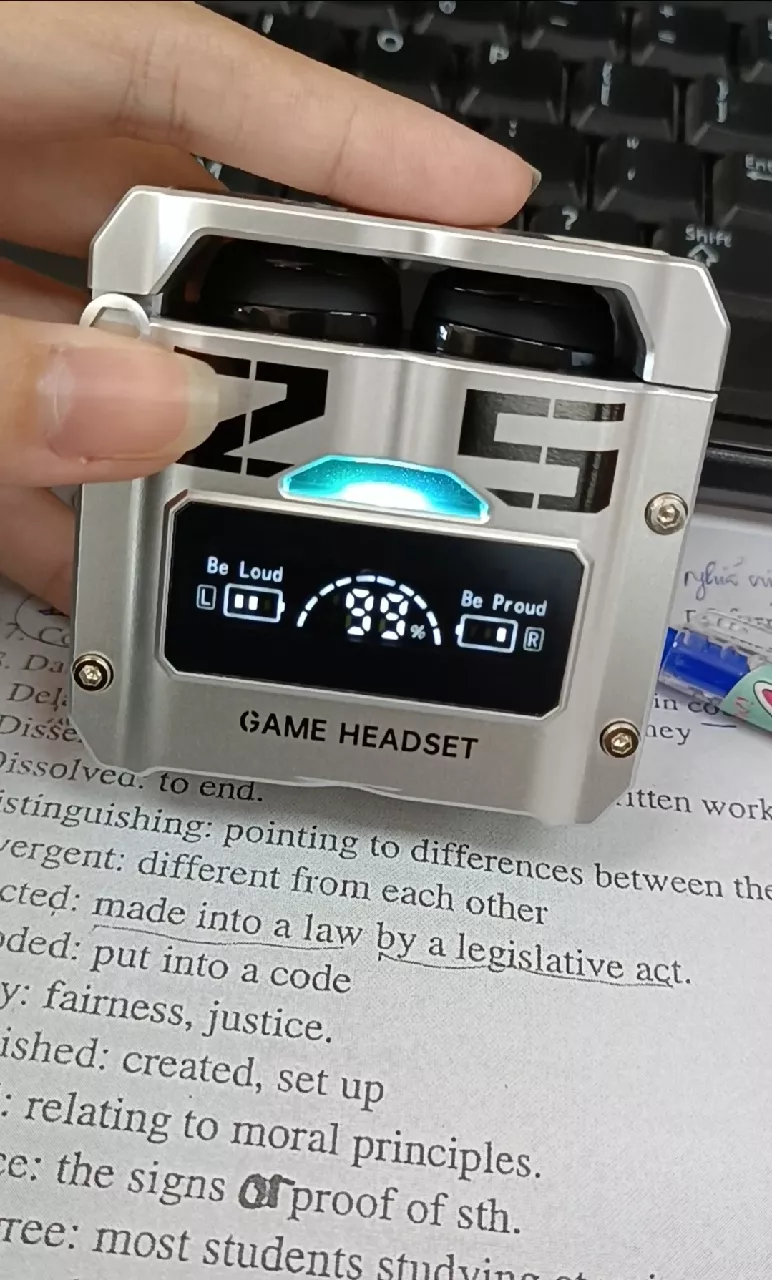 Tai nghe không dây KY9 Ultrapods cảm ứng, bass hay, siêu nhỏ gọn, có mic đàm thoại, nghe nhạc cực hay