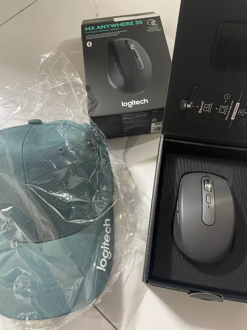 Chuột không dây Logitech MX Anywhere 3S Quiet Clicks - Cuộn nhanh, 8000DPI, Sạc USB C, Bluetooth