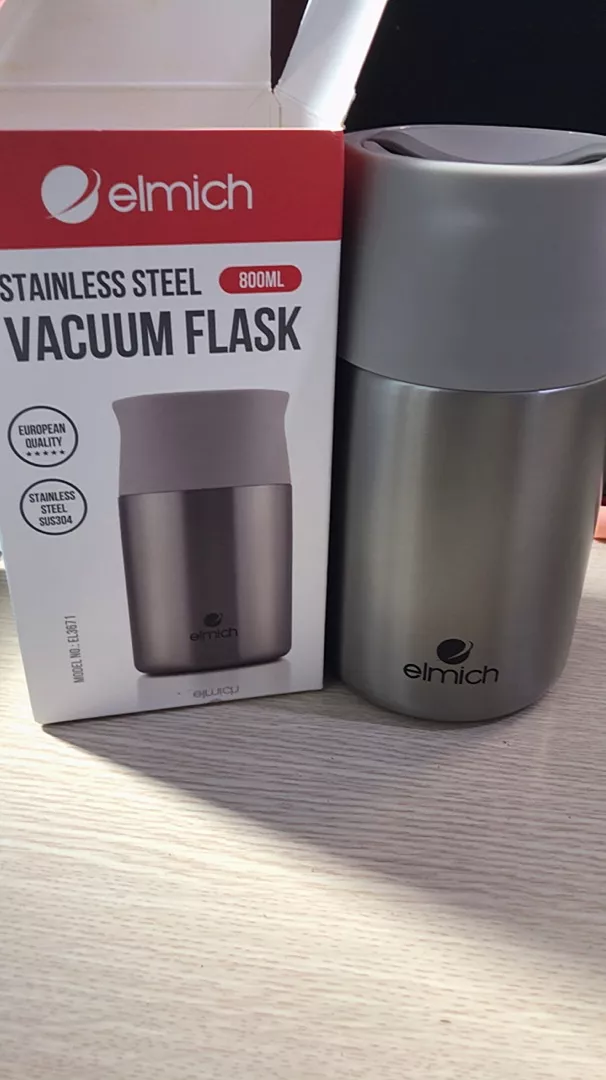 Bình đựng thức ăn giữ nhiệt inox 304 Elmich EL8336 dung tích 800ml ( Phiên bản nâng cấp bình 3671)