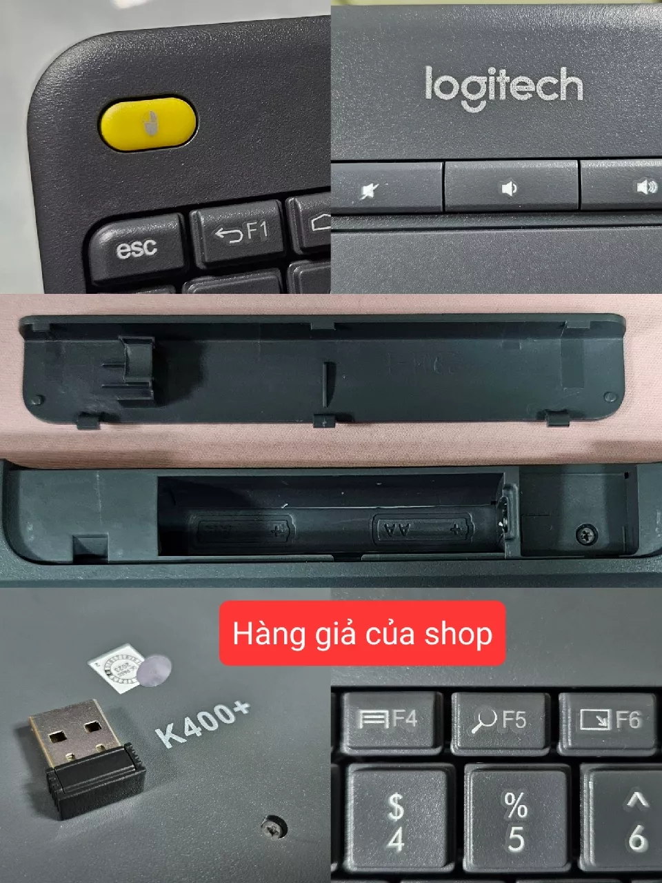 Bàn phím không dây Logitech K400 Plus, có touchpad để kết nối PC - TV, Laptop