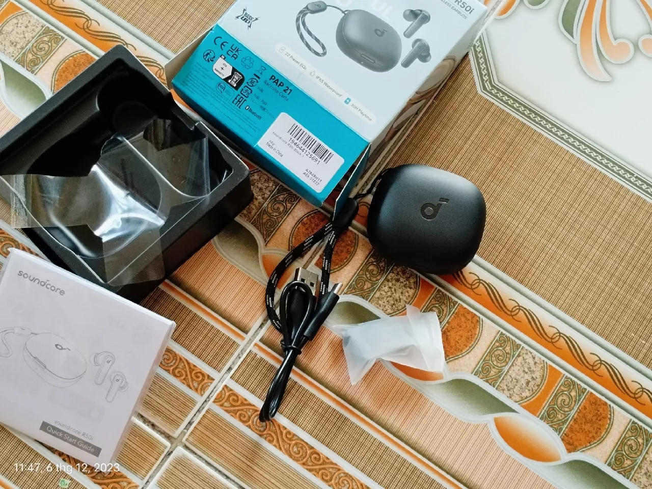 Tai nghe Bluetooth Soundcore R50i - Driver 10mm | Bluetooth 5.3-IPX5 | Pin đến 30h | Hỗ trợ App Soundcore- A3949