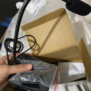 Micro Máy Tính, Laptop MK10 LED RGB Thu Âm Chống Nhiễu Kết Nối Jack USB Hoặc 3.5mm Dùng Live Stream