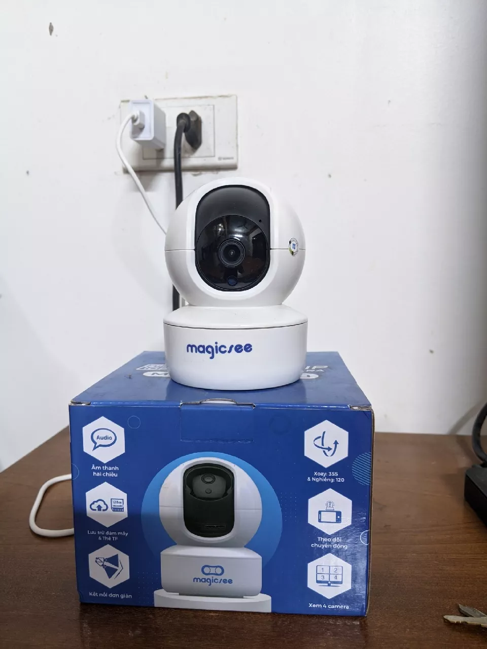 ( Big sale ) Camera giám sát không dây wifi Magicsee SA200 Full HD1080 Camera dành cho người Việt