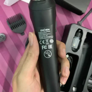 Tông đơ cắt tóc Enchen Beardo 2 tốc độ cao, lưỡi thép không gỉ, tặng 4 cử tạo kiểu - BH 12 tháng