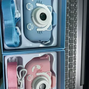 -CLUBLU- Máy Ảnh Kỹ Thuật Số Mini Mèo Camera-007 Cute Có Thể Sạc Lại Chống Sốc Cao Cấp Cho Bé