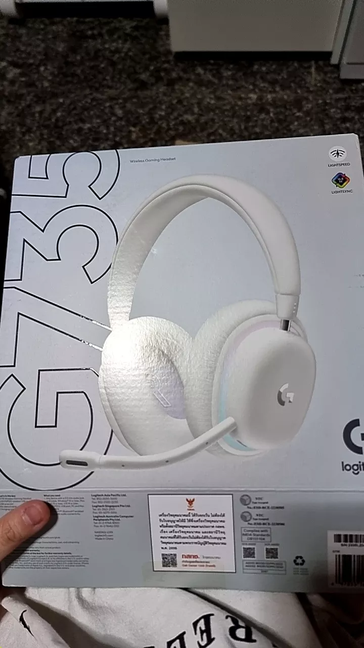 Tai nghe gaming không dây Logitech G735 Aurora Bluetooth & LIGHTSPEED, RGB PC Mac