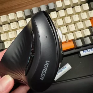 UGREEN Chuột không dây Bluetooth 5.0+2.4G Chuột bấm im lặng không dây 4000DPI dọc tiện dụng cho máy tính xách tay laptop MCBook PC Tablet PAD Windows Mac OS