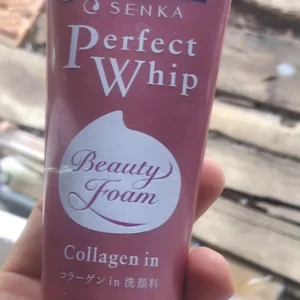 Sữa rửa mặt Collagen Senka Perfect Whip Collagen In 120G ngăn ngừa lão hóa giảm nếp nhăn