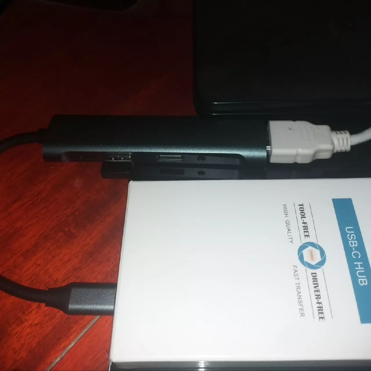 Cổng chuyển đổi đa năng Hub Type-C to 5 in 1 hỗ trợ HDMI K561, Jack 3.5mm, USB 3.0, Sạc PD 60W