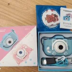 -CLUBLU- Máy Ảnh Kỹ Thuật Số Mini Mèo Camera-007 Cute Có Thể Sạc Lại Chống Sốc Cao Cấp Cho Bé