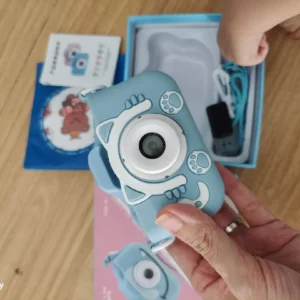 -CLUBLU- Máy Ảnh Kỹ Thuật Số Mini Mèo Camera-007 Cute Có Thể Sạc Lại Chống Sốc Cao Cấp Cho Bé
