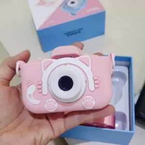 -CLUBLU- Máy Ảnh Kỹ Thuật Số Mini Mèo Camera-007 Cute Có Thể Sạc Lại Chống Sốc Cao Cấp Cho Bé